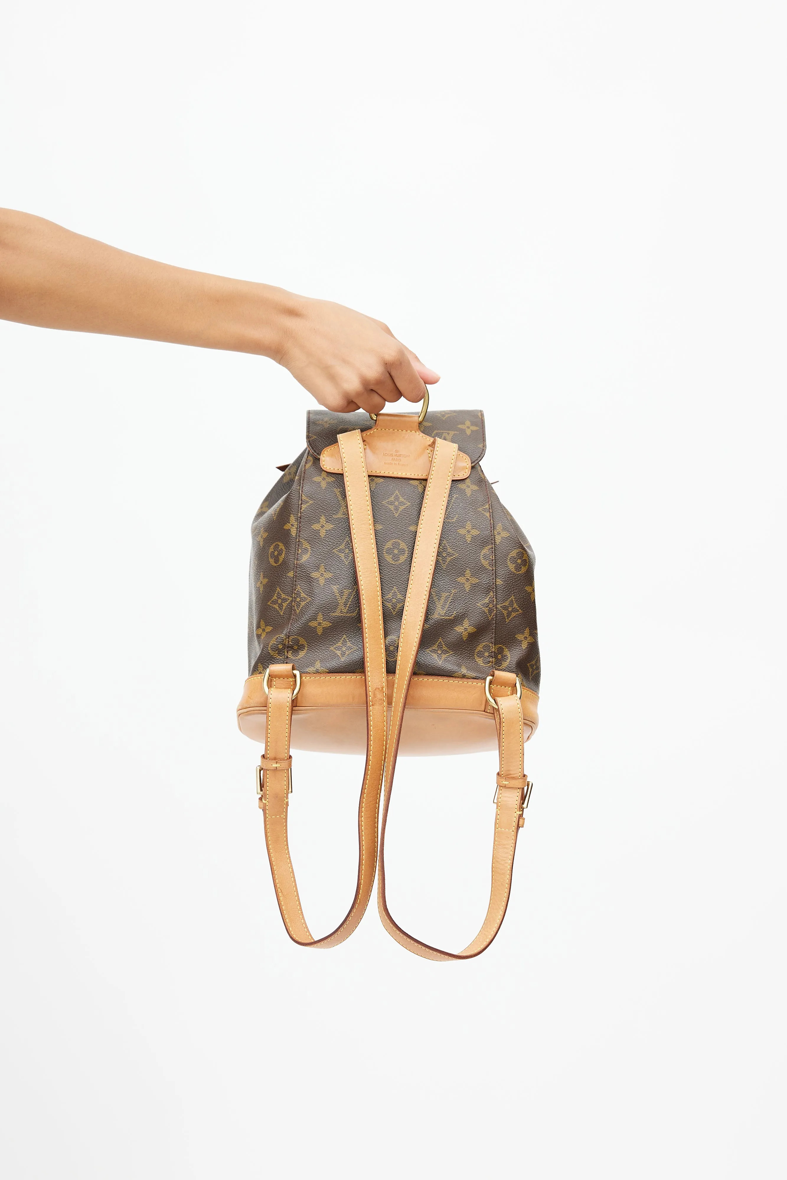 2000 Brown Monogram Montsouris Backpack