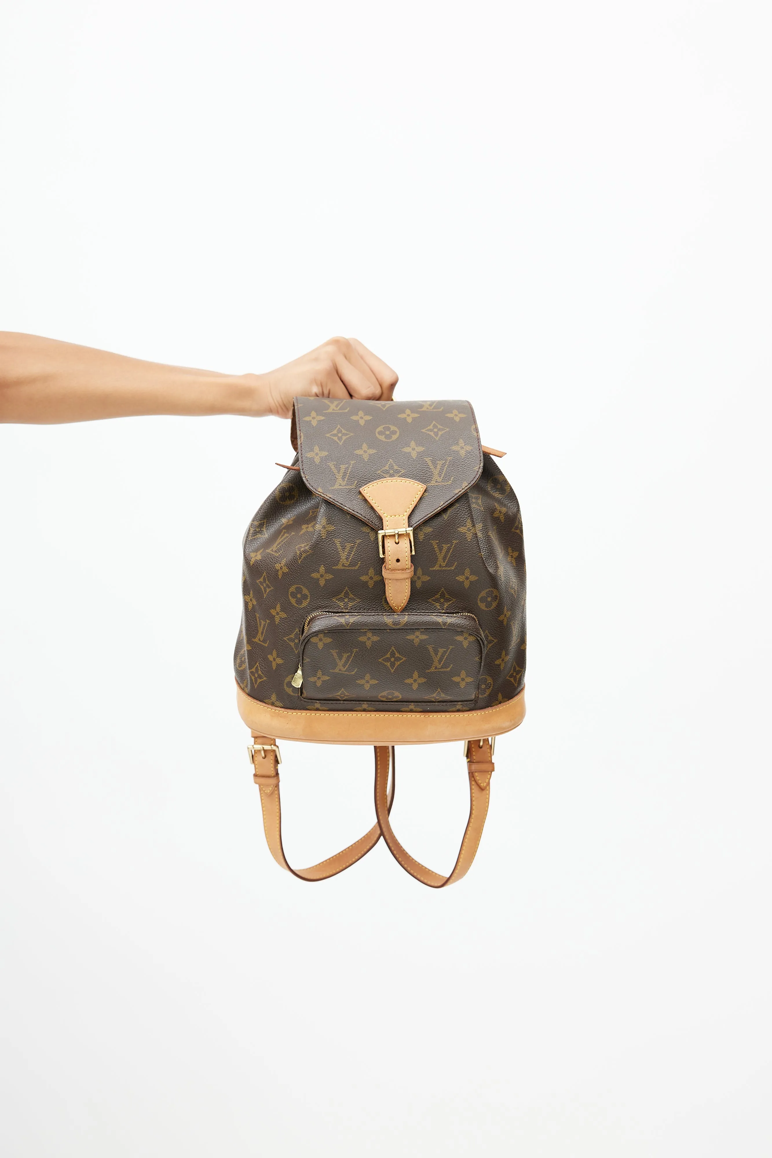 2000 Brown Monogram Montsouris Backpack