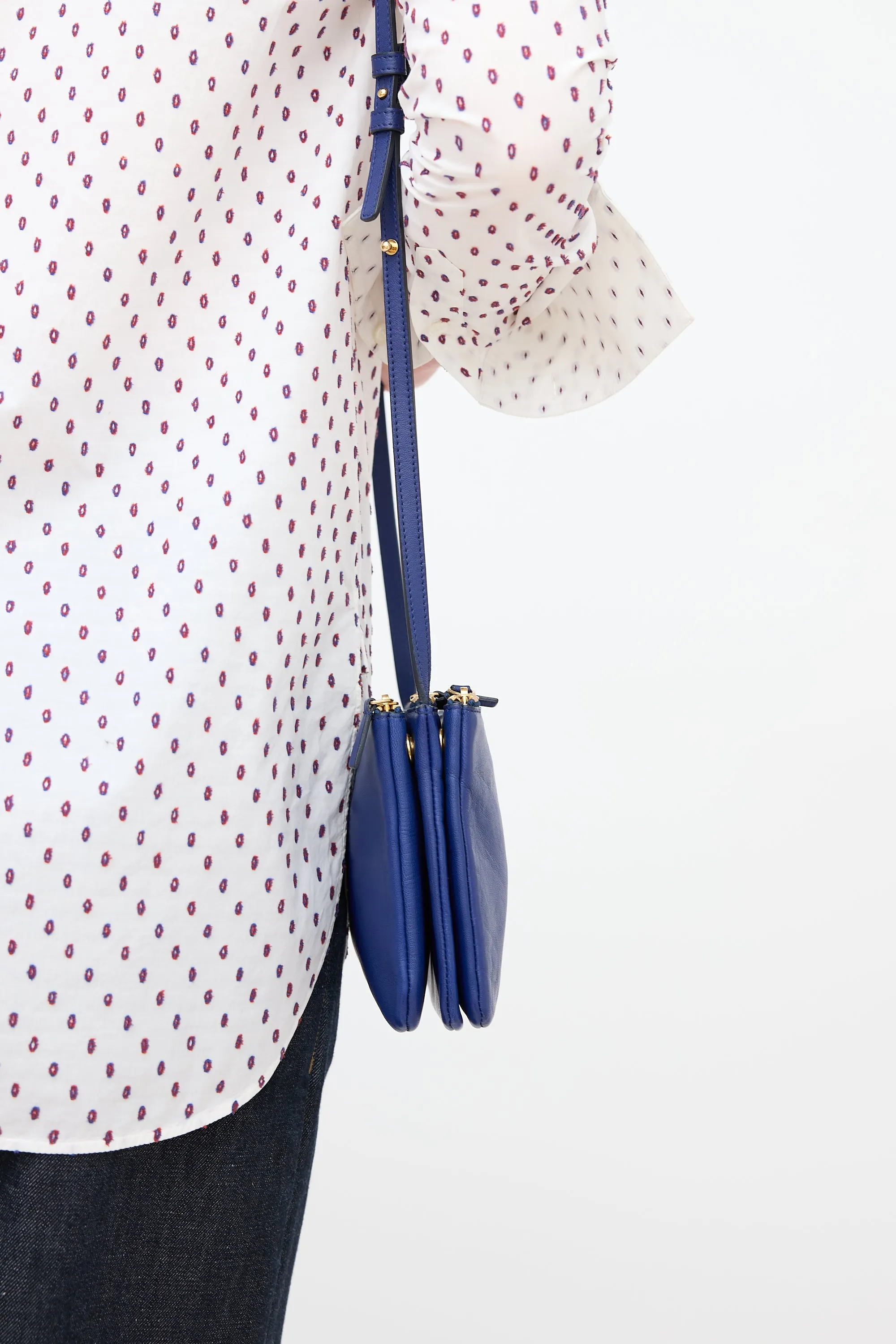 2013 Leather Trio Crossbody Bag