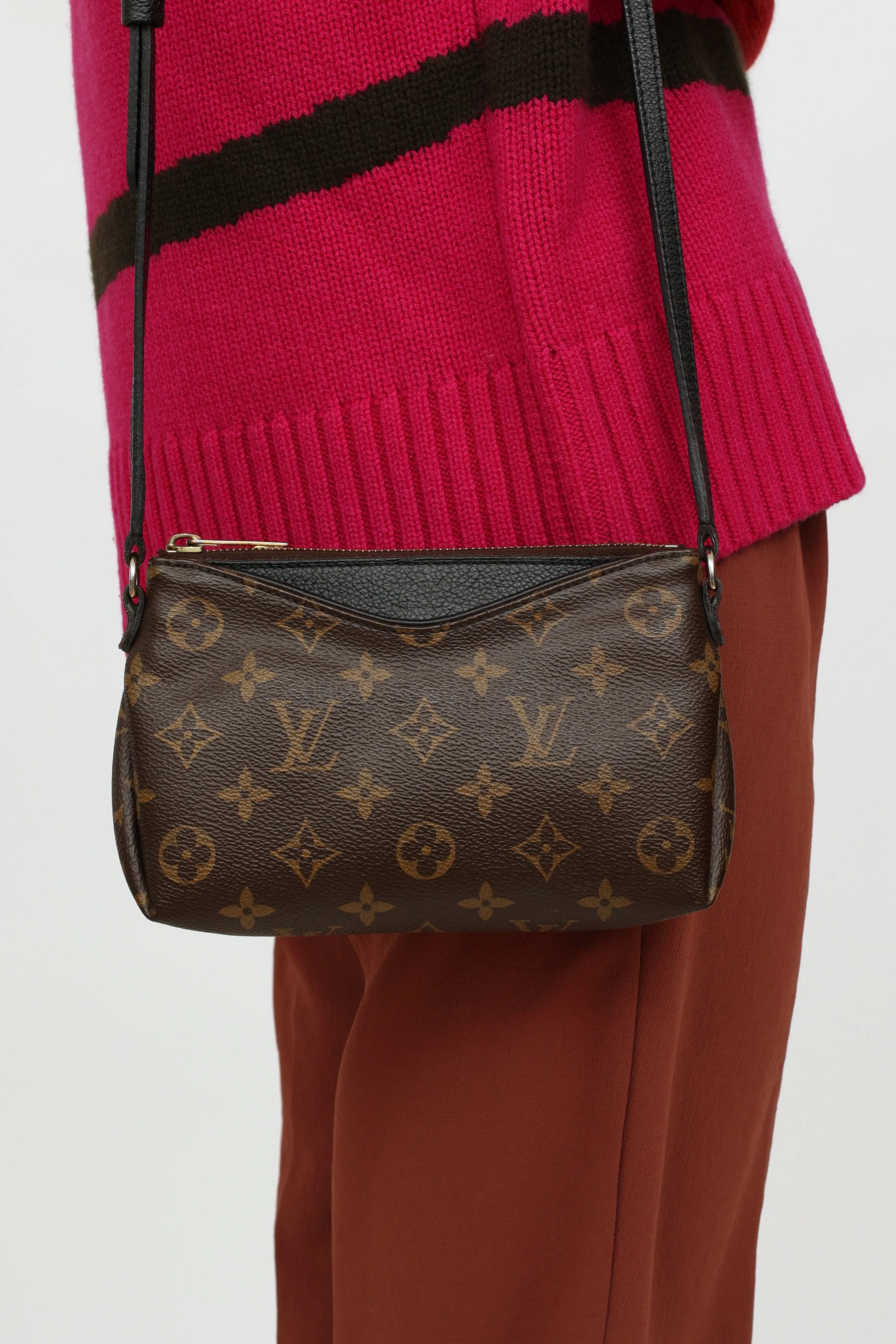 2016 Brown Monogram Pallas Uniforms Crossbody