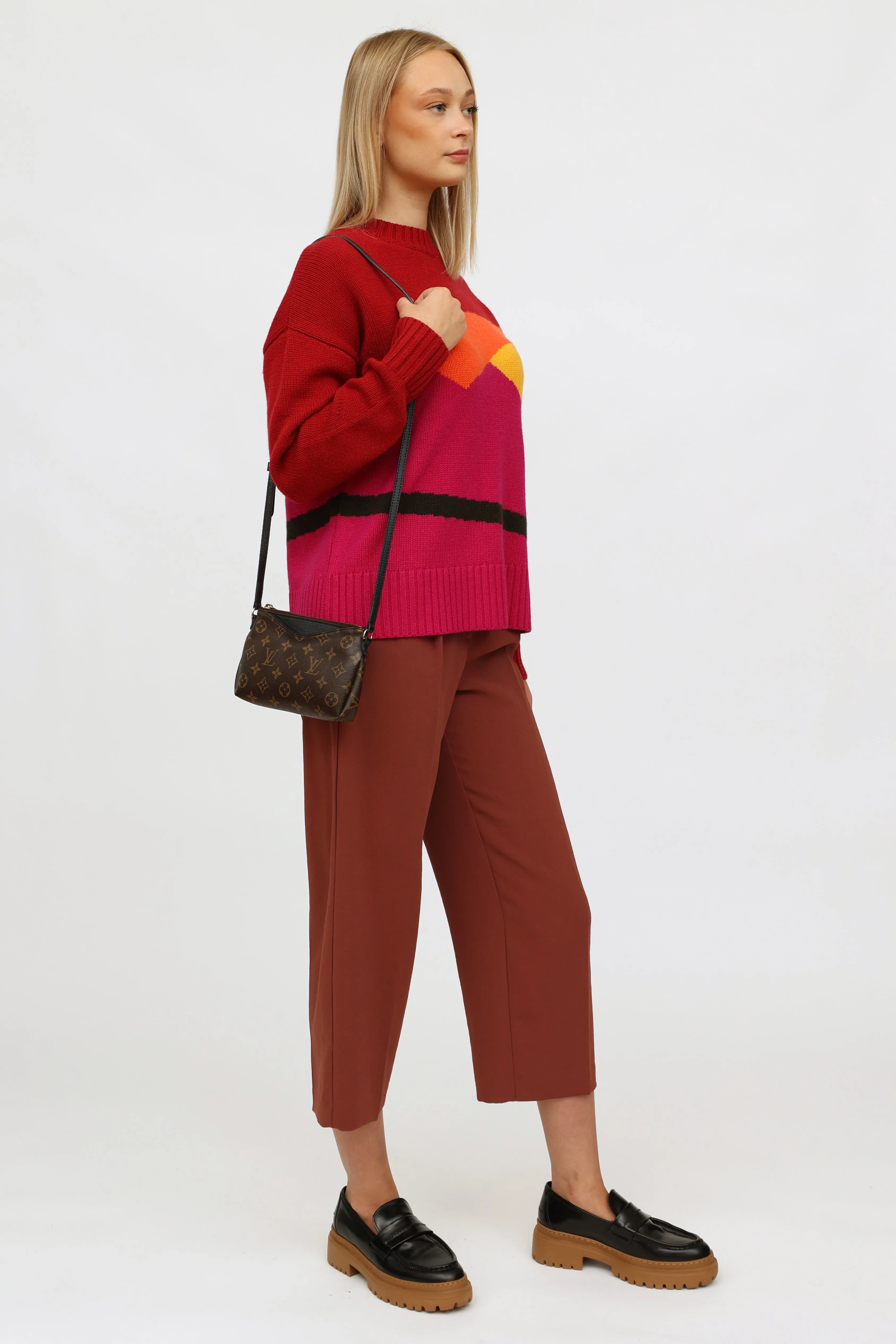 2016 Brown Monogram Pallas Uniforms Crossbody