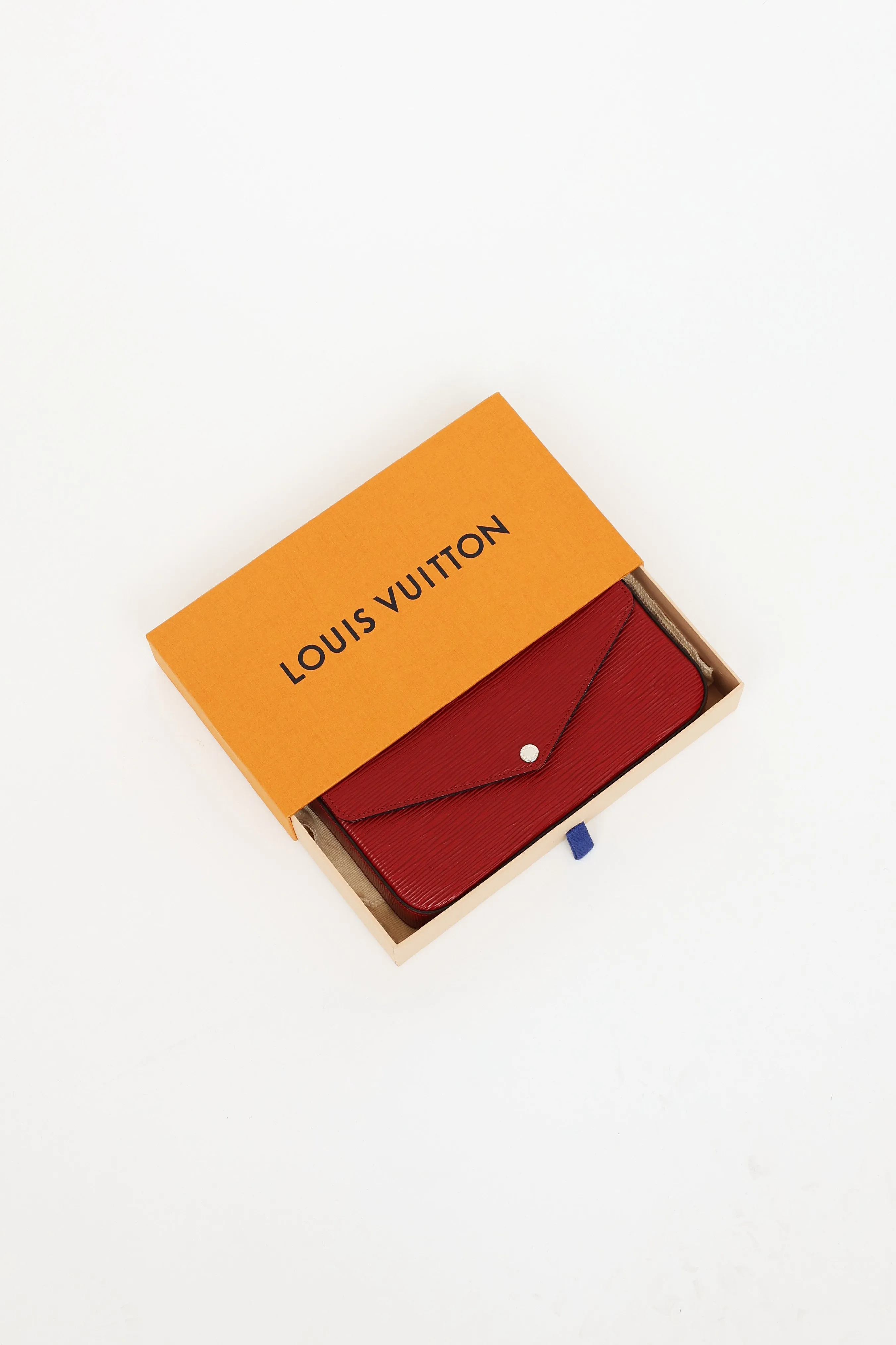 2019 Epi Cherry Berry Félicie Pochette Bag