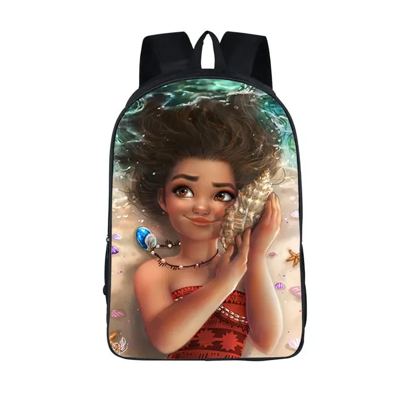 African American Student School Bags Notebook Backpacks 3D Printed Oxford Waterproof Travel Bags