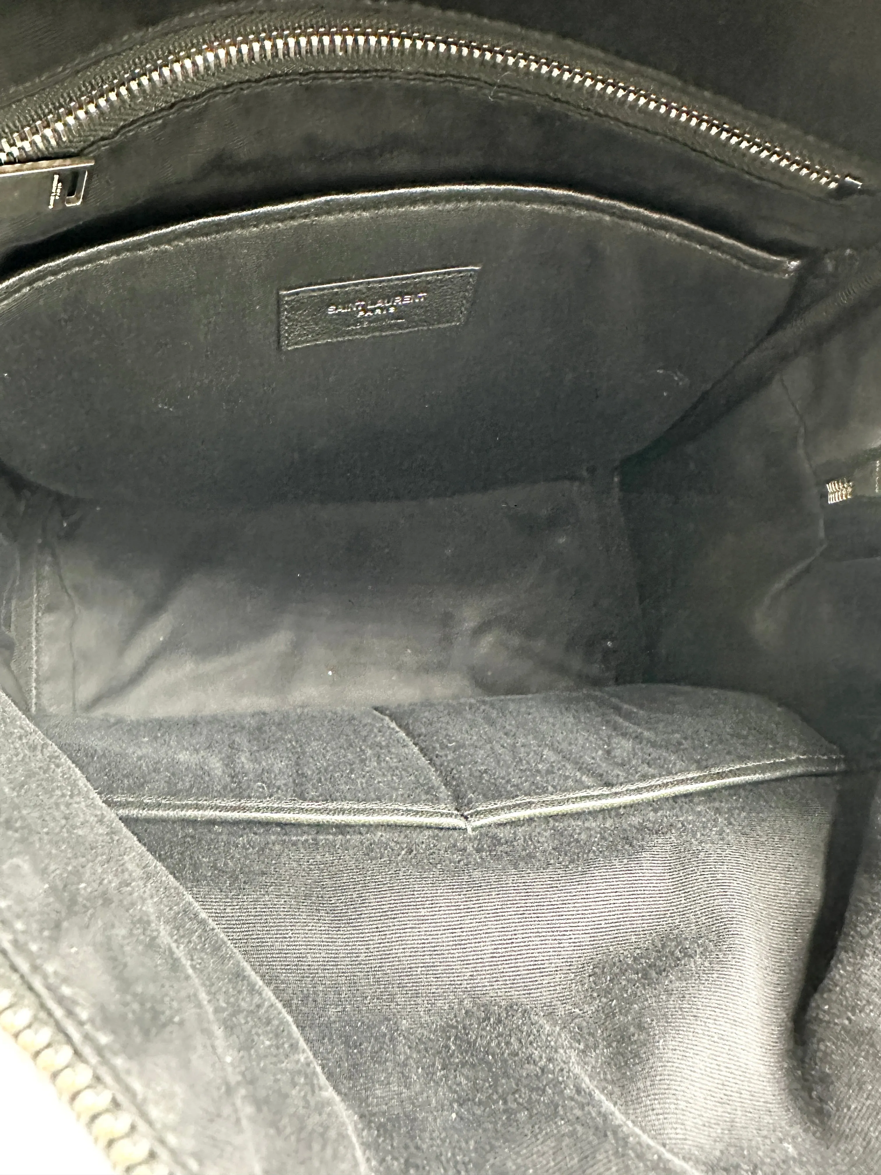 Black Multicolor Leather California City Backpack
