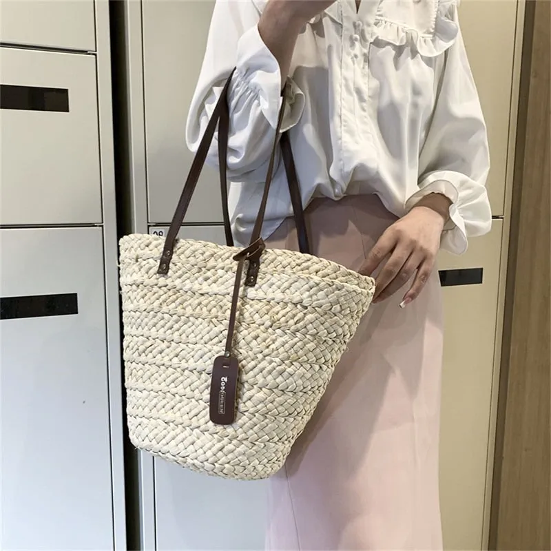 Bohemia Women Summer Travel Beach Bags Shoulder Bags