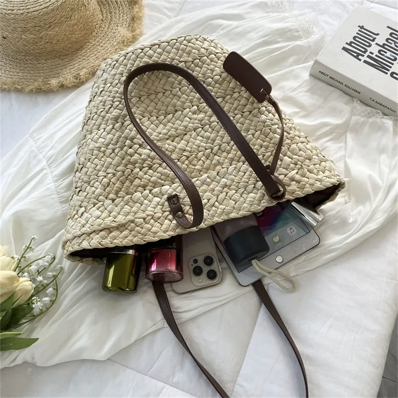 Bohemia Women Summer Travel Beach Bags Shoulder Bags