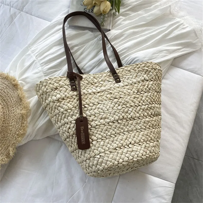 Bohemia Women Summer Travel Beach Bags Shoulder Bags