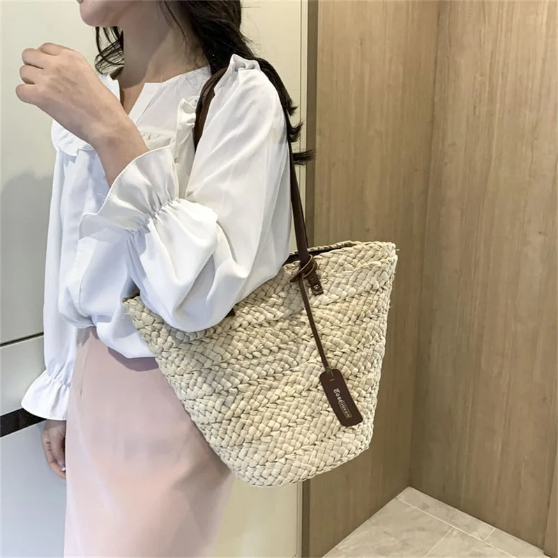 Bohemia Women Summer Travel Beach Bags Shoulder Bags
