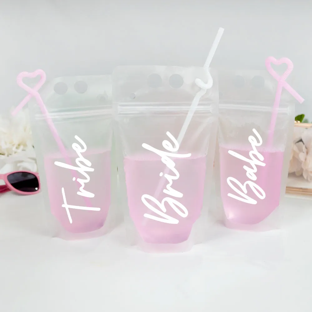 Bridesmaid Drink Pouches
