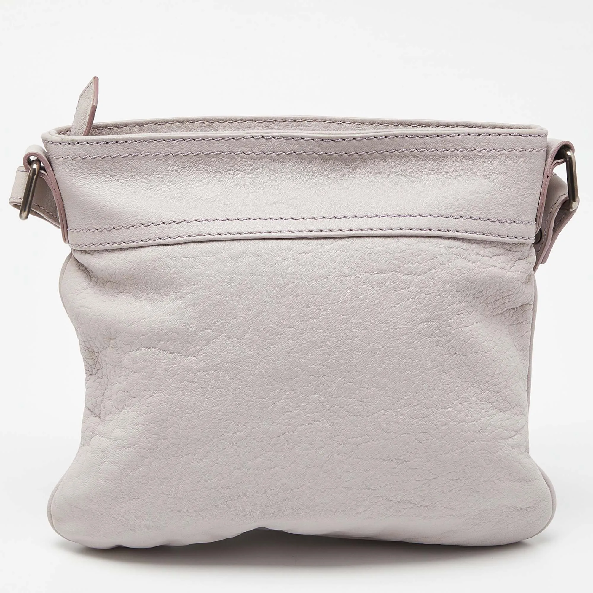BURBERRY Lavender Leather Crossbody Bag w/Wallet