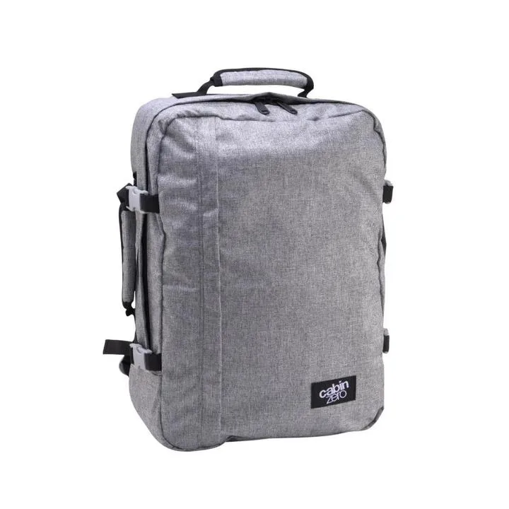 Cabinzero Classic 36L Ultra-Light Cabin Bag in Ice Grey Color
