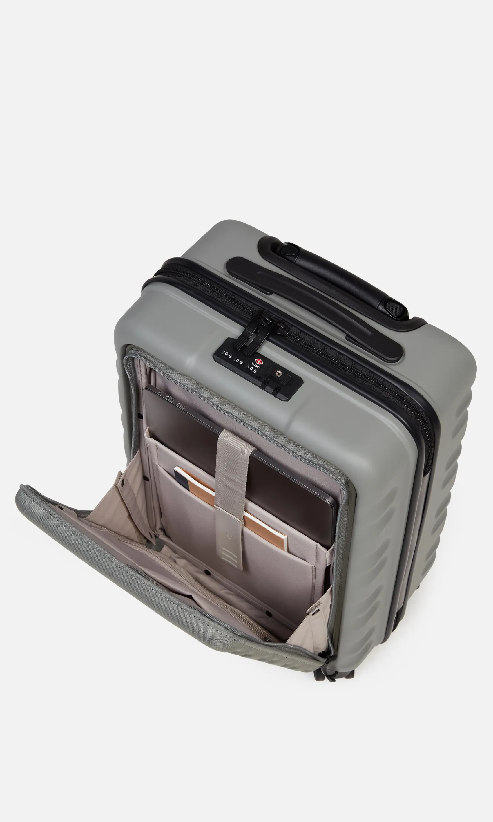 Carry-on with Pocket in Sage - Clifton