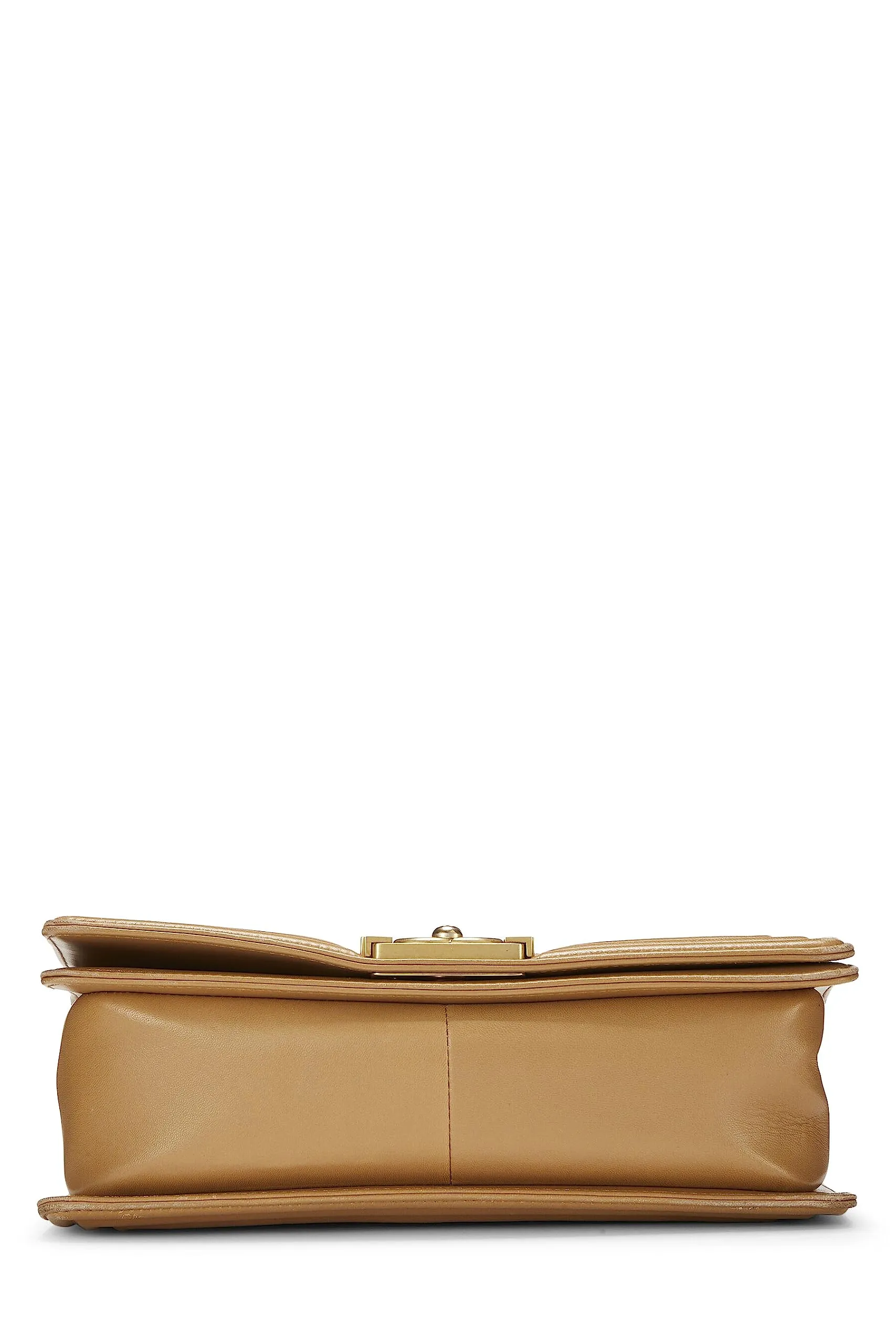 Chanel,  Beige Tweed Boy Bag Medium, Beige