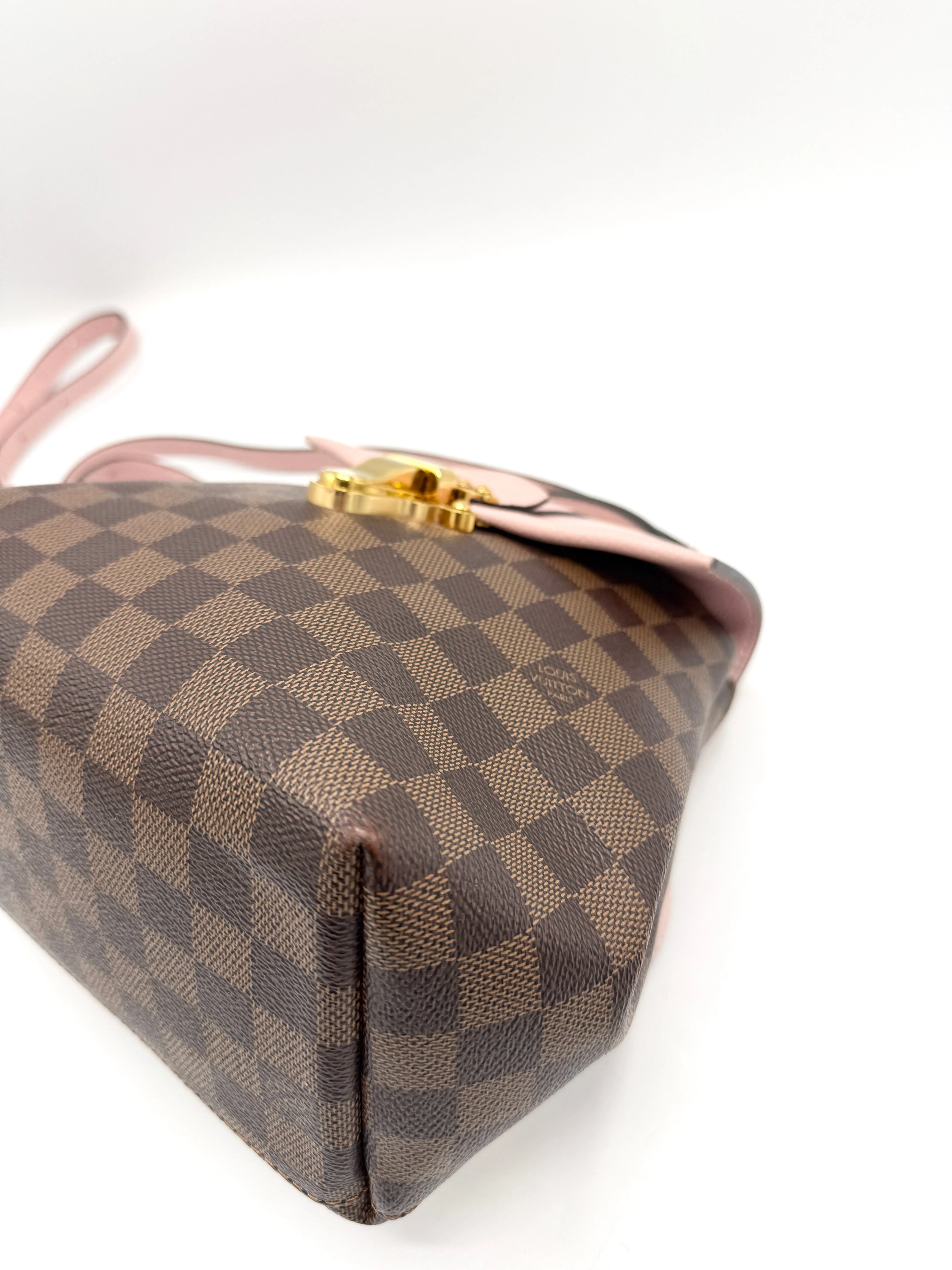 Damier Graphite Pink Leather Clapton 2 Way Backpack