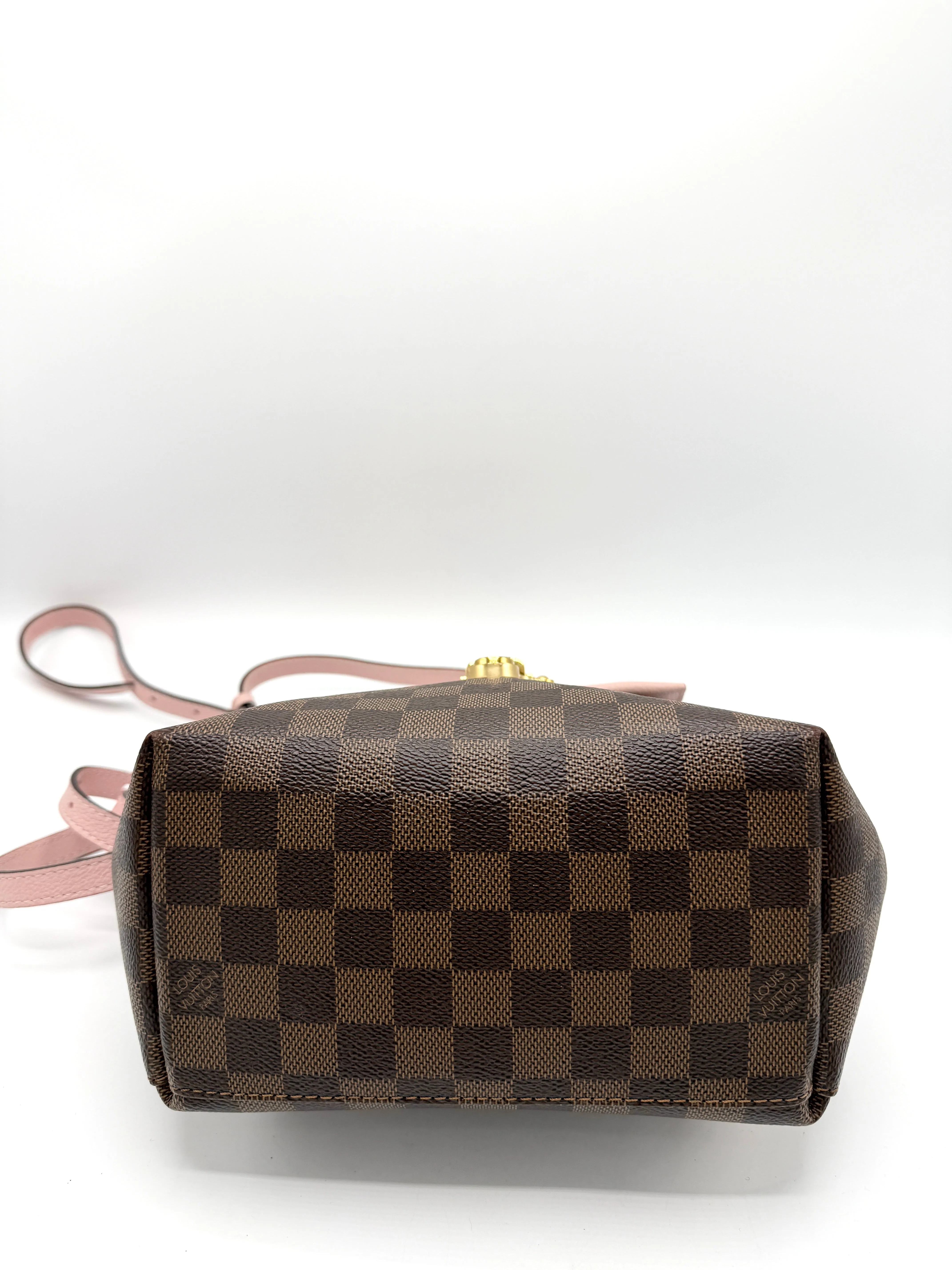 Damier Graphite Pink Leather Clapton 2 Way Backpack