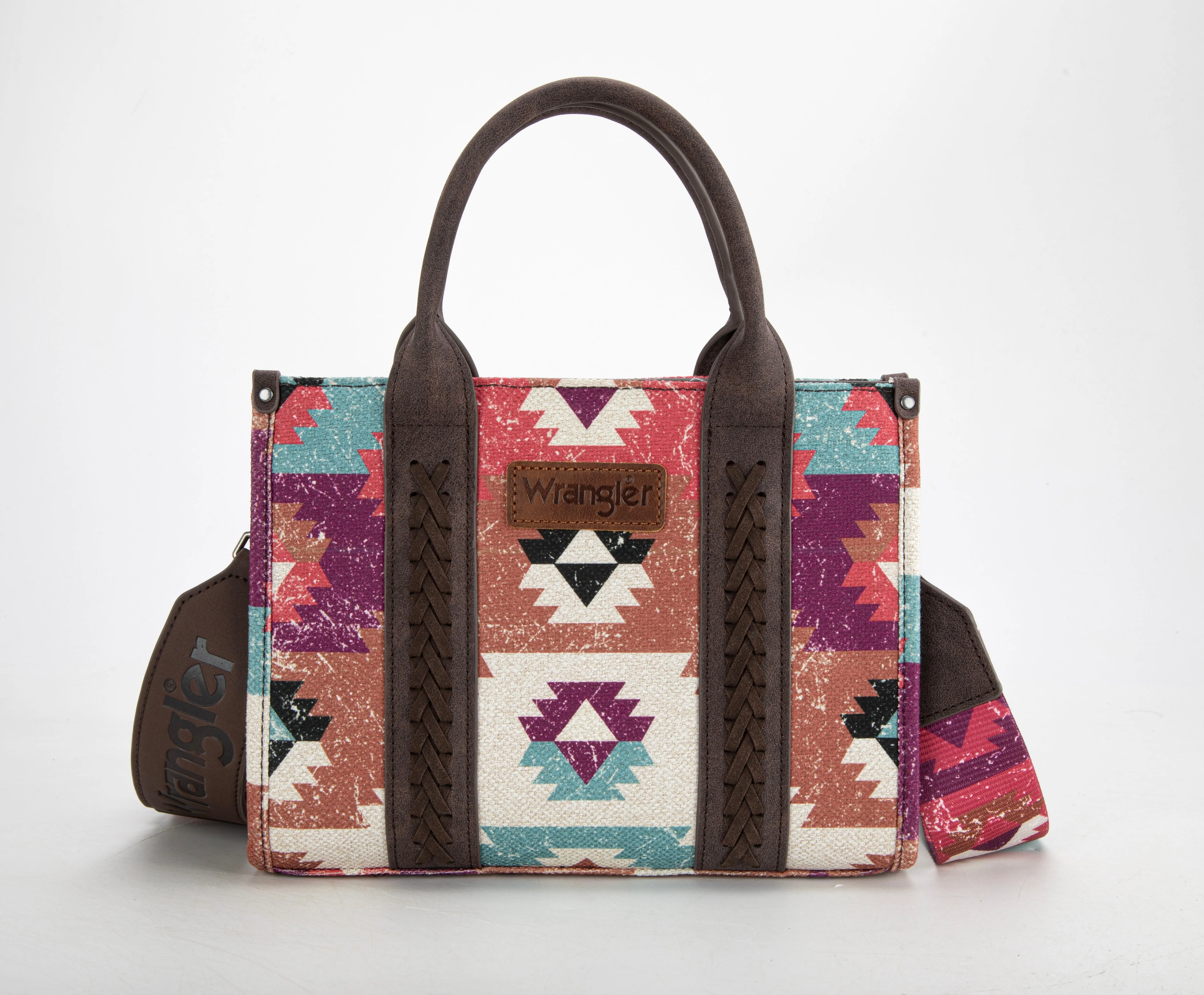 Dani Morgan's x Wrangler Retro Southwest Crossbody Canvas Tote