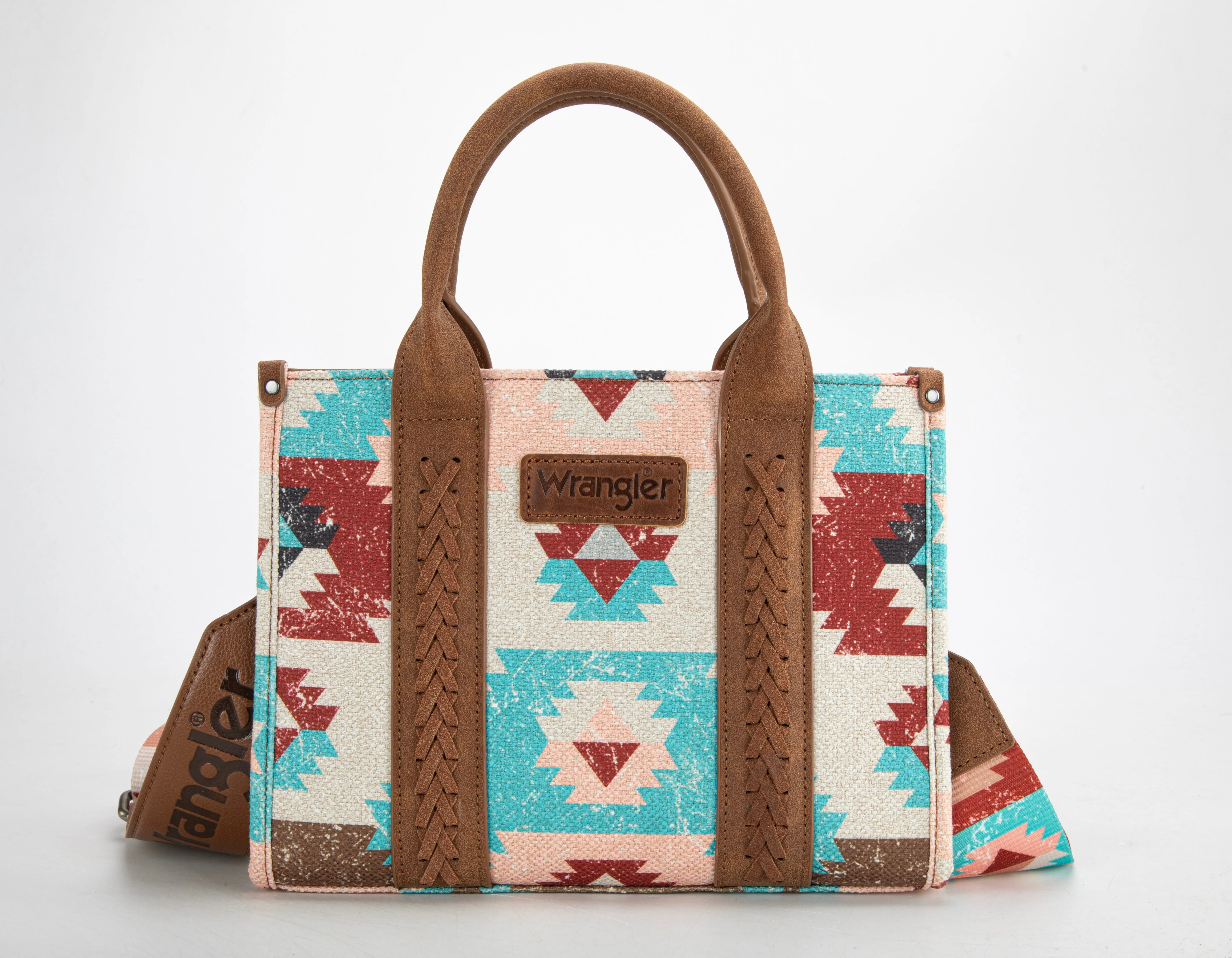 Dani Morgan's x Wrangler Retro Southwest Crossbody Canvas Tote
