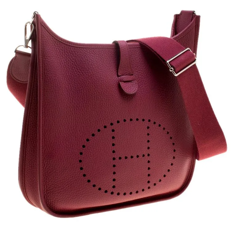 Evelyne III Bag, Deep Red/Bois de Rose