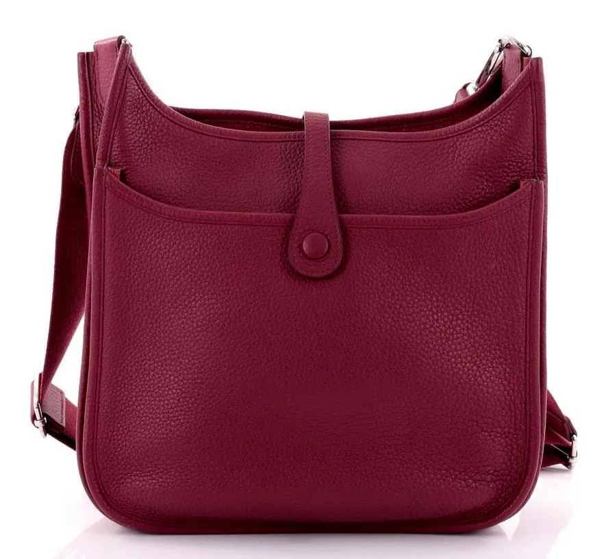 Evelyne III Bag, Deep Red/Bois de Rose