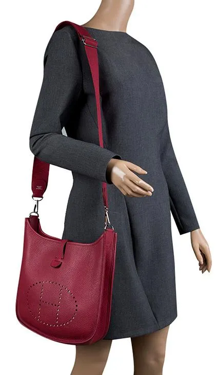 Evelyne III Bag, Deep Red/Bois de Rose