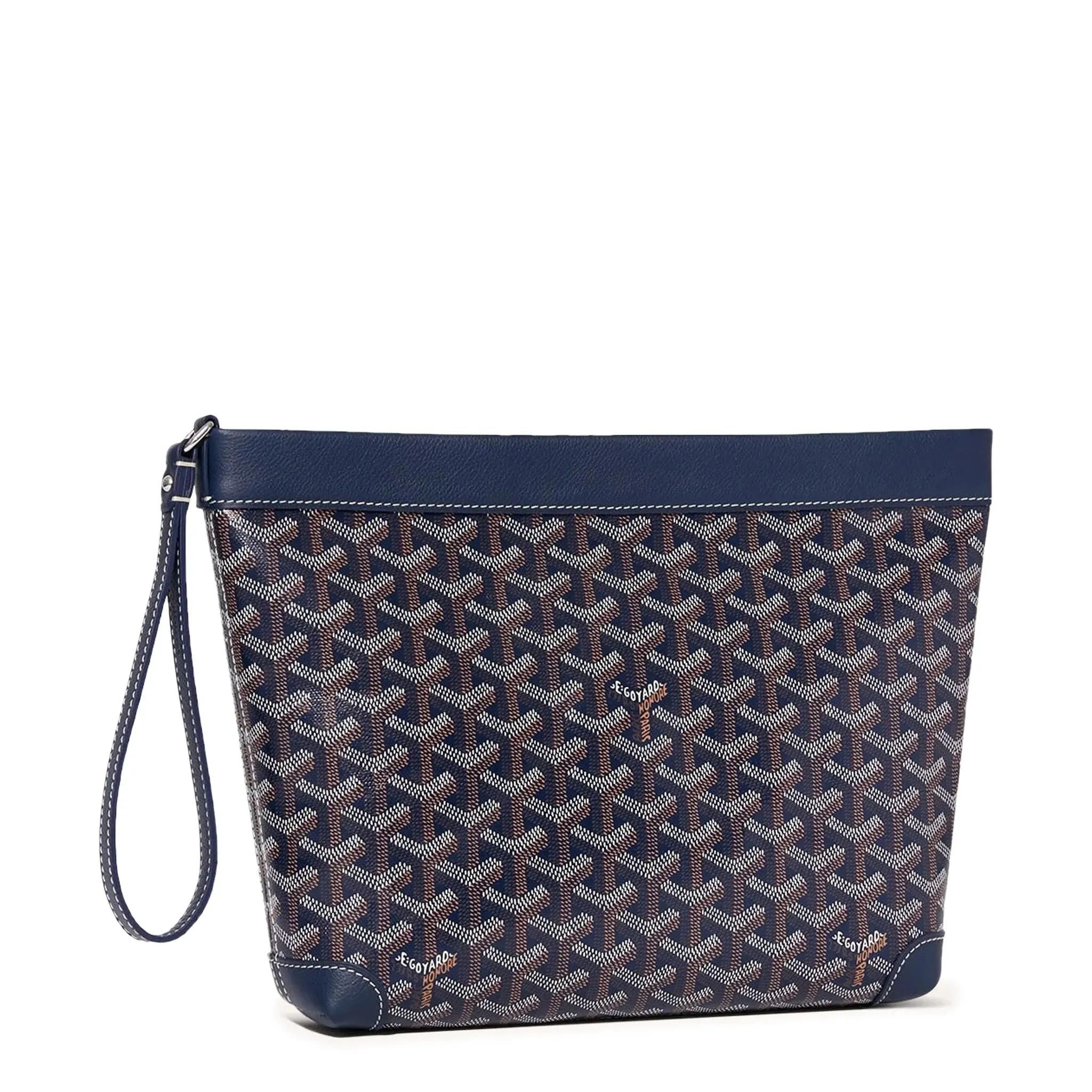 Goyard Conti Navy Blue Pouch