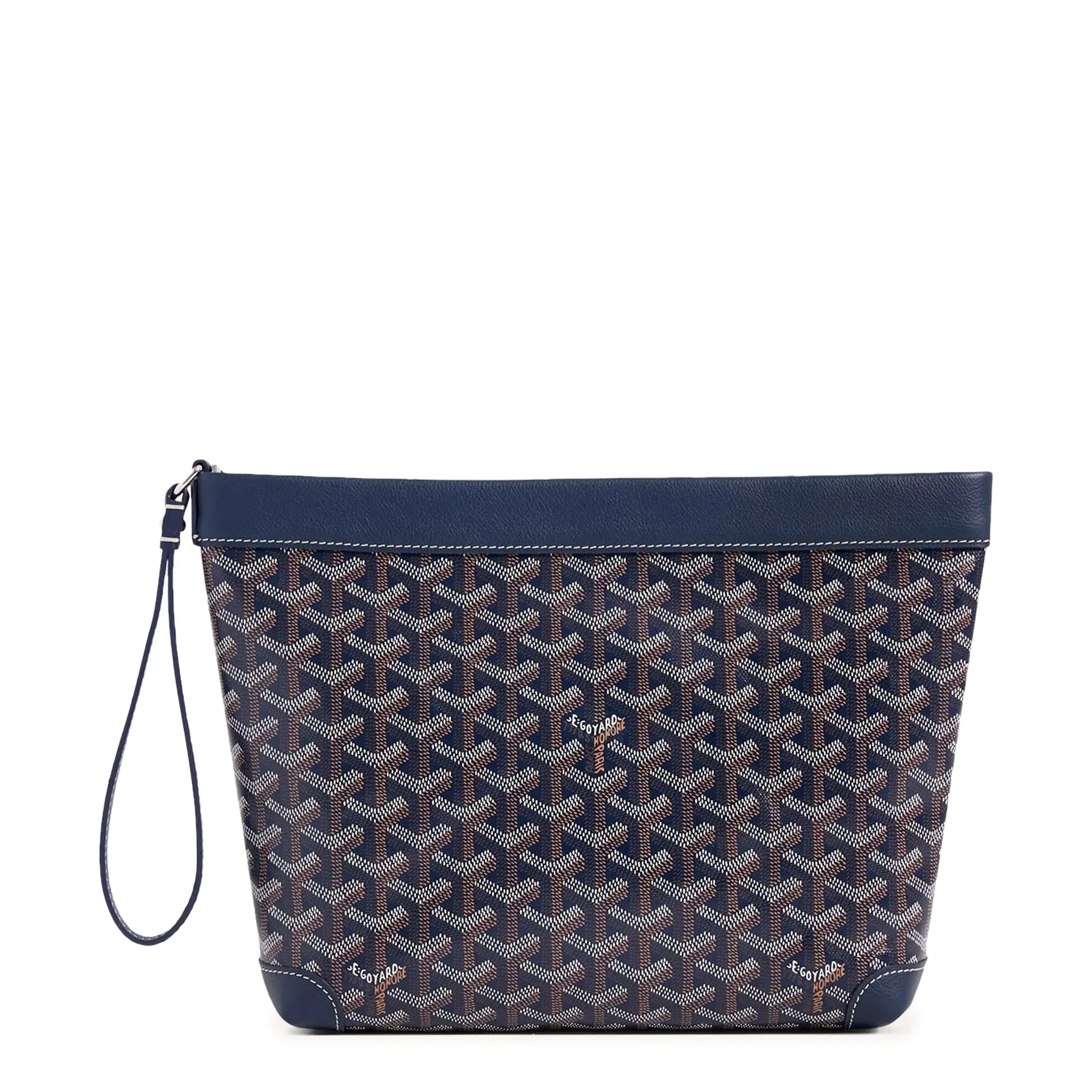 Goyard Conti Navy Blue Pouch