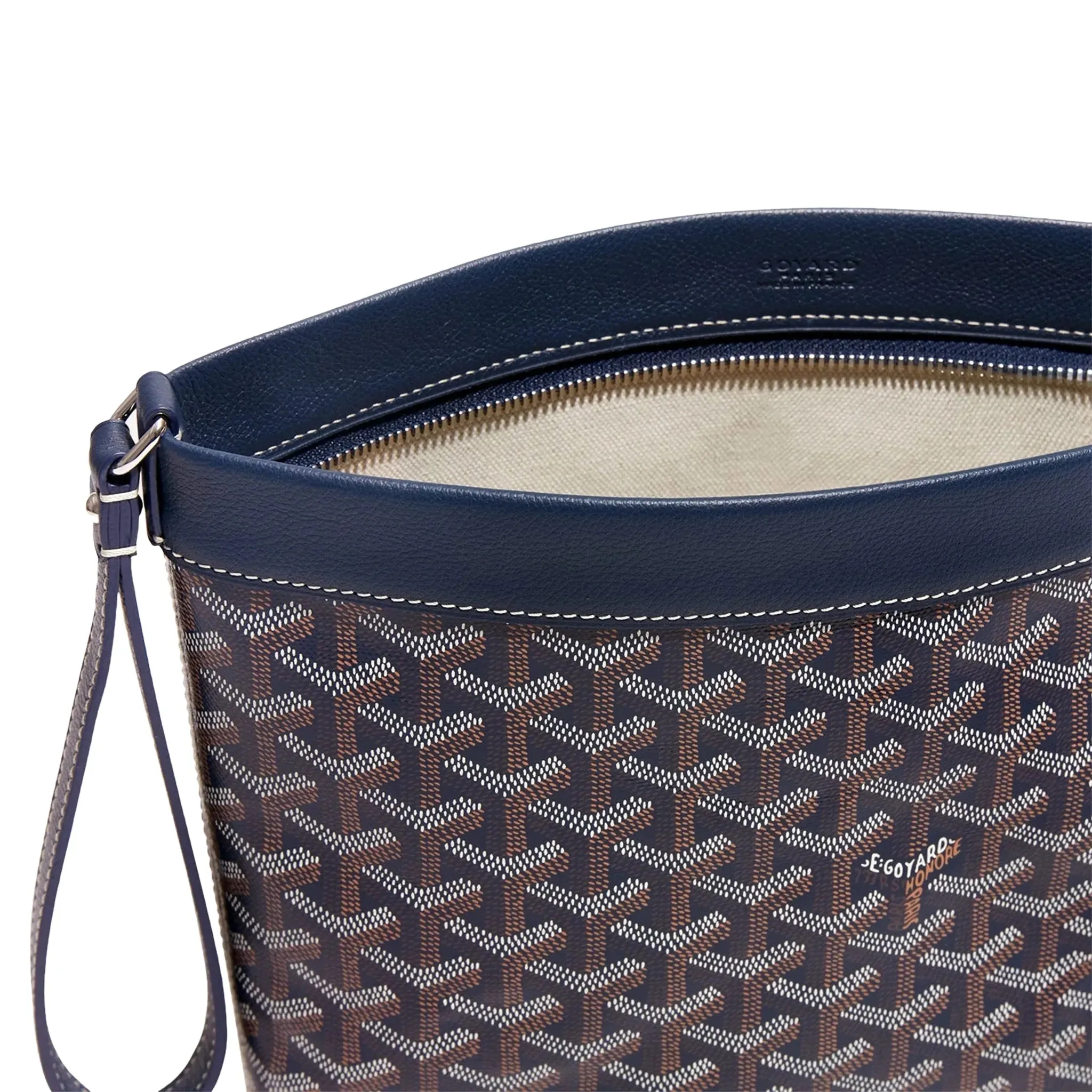 Goyard Conti Navy Blue Pouch