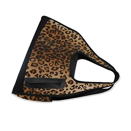 Gym Bag Brown Leopard Women Yoga Canvas Duffel Bag Sports Tote Bags for Girls