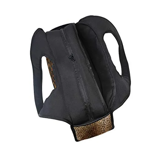 Gym Bag Brown Leopard Women Yoga Canvas Duffel Bag Sports Tote Bags for Girls