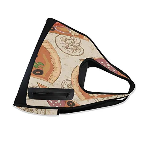 Gym Bag Delicious Pattern With Pizza Women Yoga Canvas Duffel Bag Tennis Racket Tote Bags