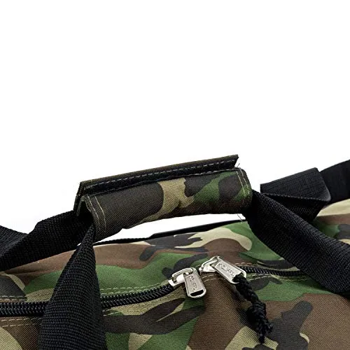 Heavy Duty Cargo Duffel Jumbo Gear Bag Big Drum Set Equipment Hardware Bags Large Square Sport Duffel 42 Inch Oversized Rooftop Travel Bag Huge Rack Roof Ball Traveling Roofbag Camo