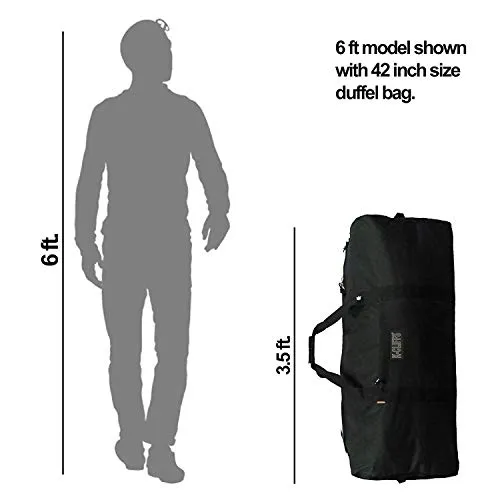 Heavy Duty Cargo Duffel Jumbo Gear Bag Big Drum Set Equipment Hardware Bags Large Square Sport Duffel 42 Inch Oversized Rooftop Travel Bag Huge Rack Roof Ball Traveling Roofbag Camo