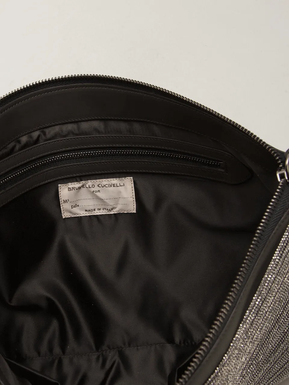 Leather Crossbody With Monili Strands