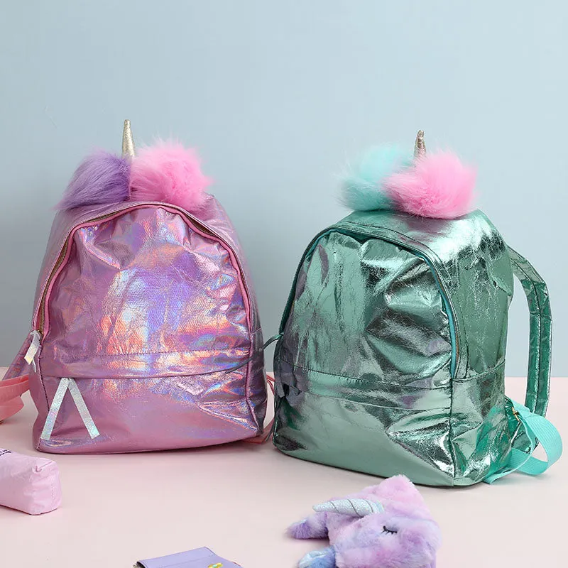 Leather Unicorn Backpack