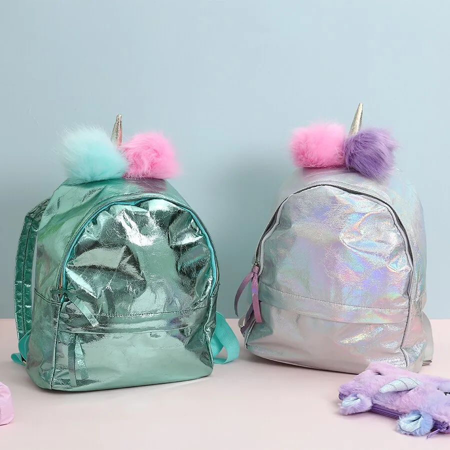 Leather Unicorn Backpack