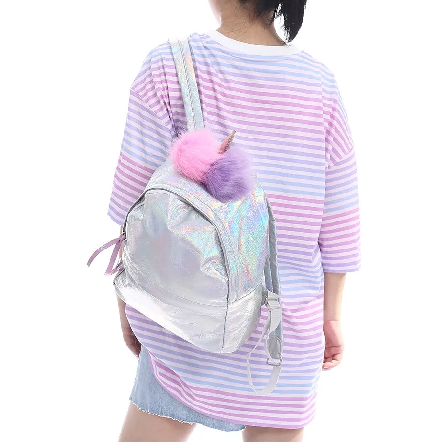 Leather Unicorn Backpack