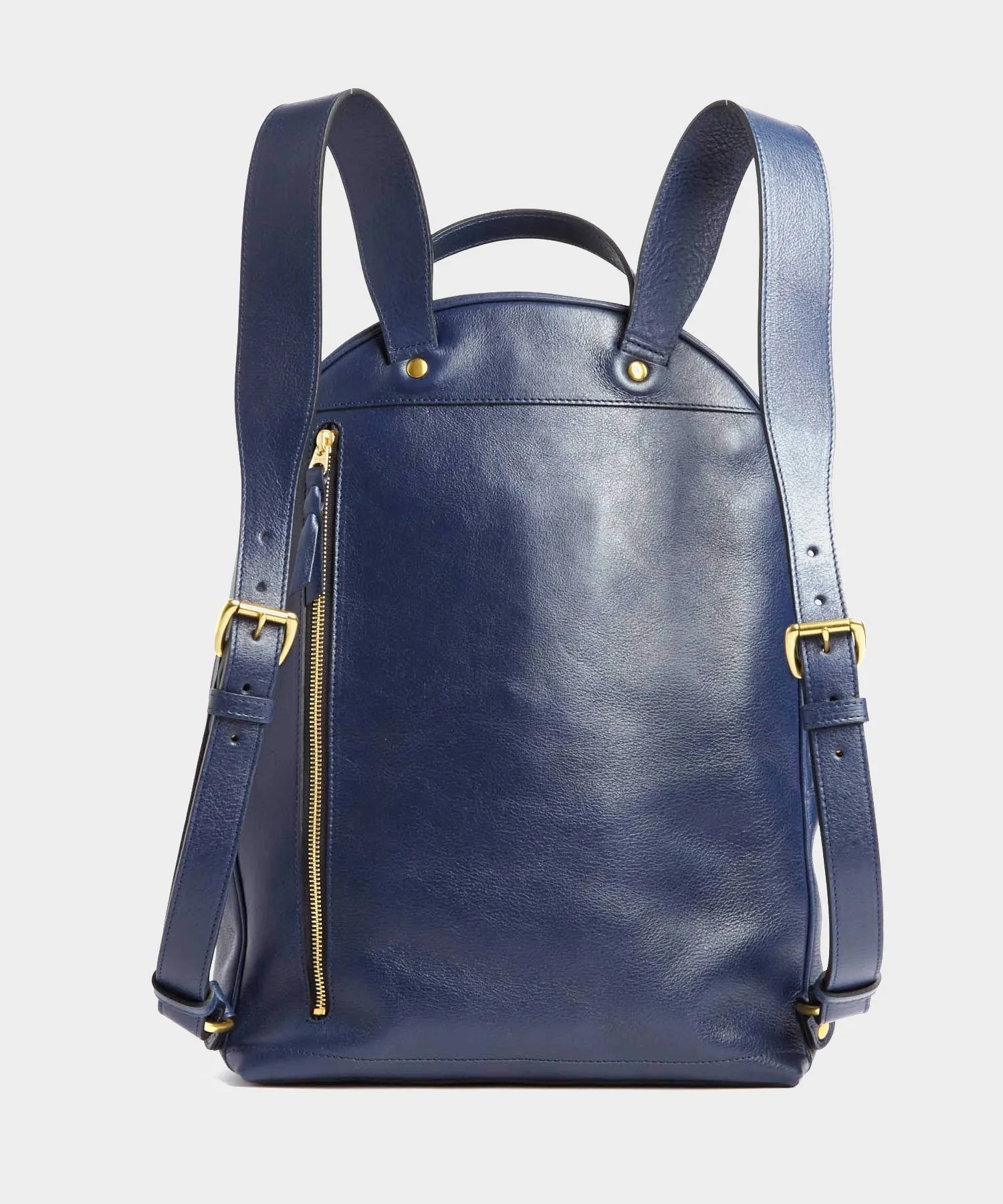 Lotuff Indigo Leather Backpack