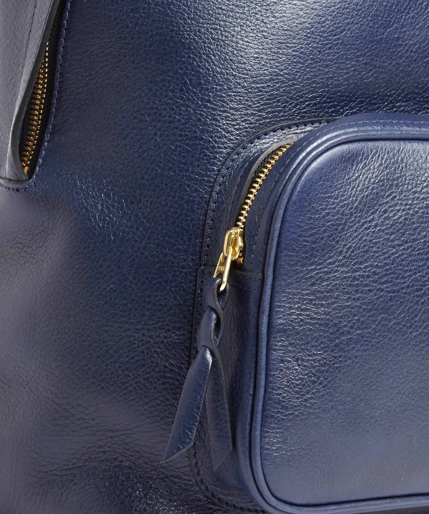 Lotuff Indigo Leather Backpack