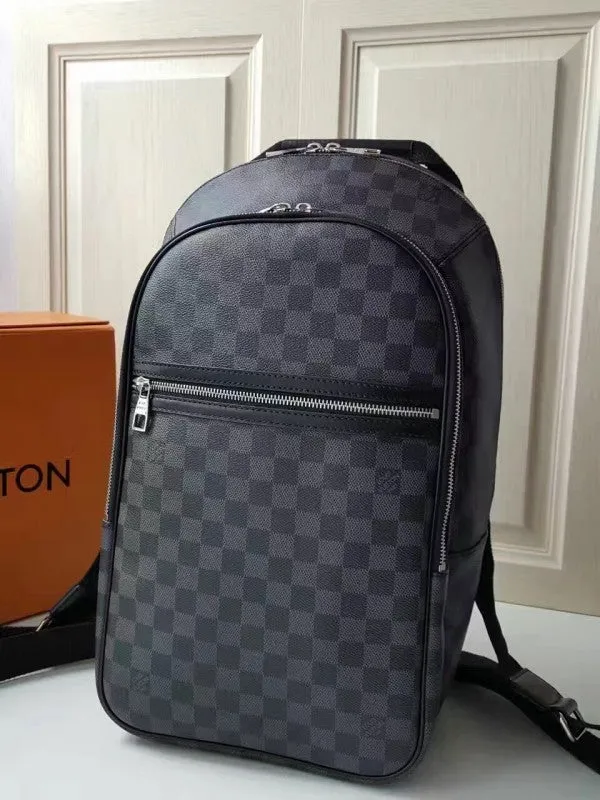 Louis Vuitton Michael Backpack Damier Graphite