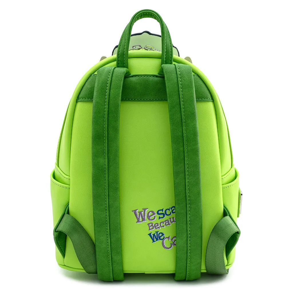 Loungefly X Pixar Monsters Inc. Mike Wazowski Scare Can Cosplay Mini Backpack