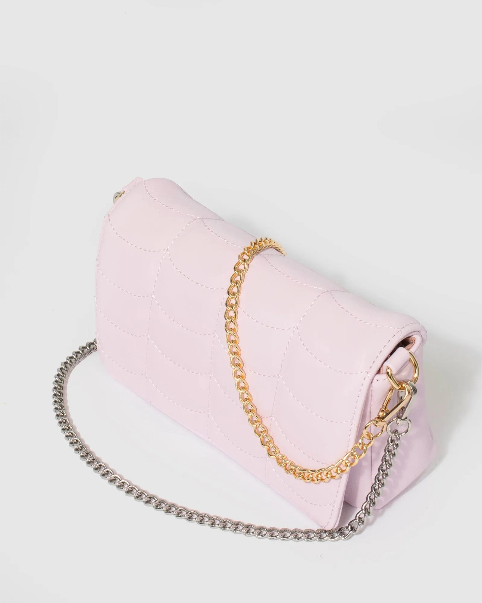 Pink Vivica Quilt Crossbody Bag