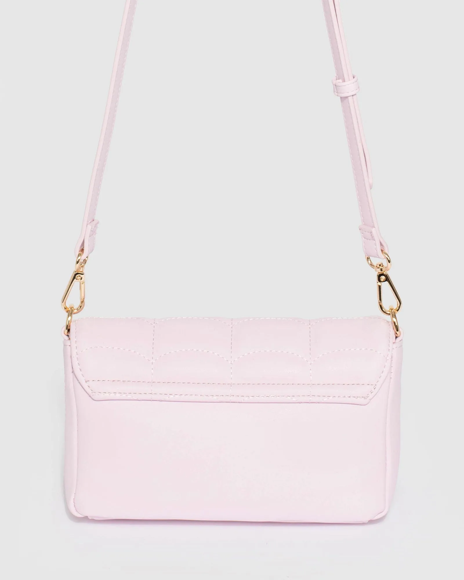 Pink Vivica Quilt Crossbody Bag