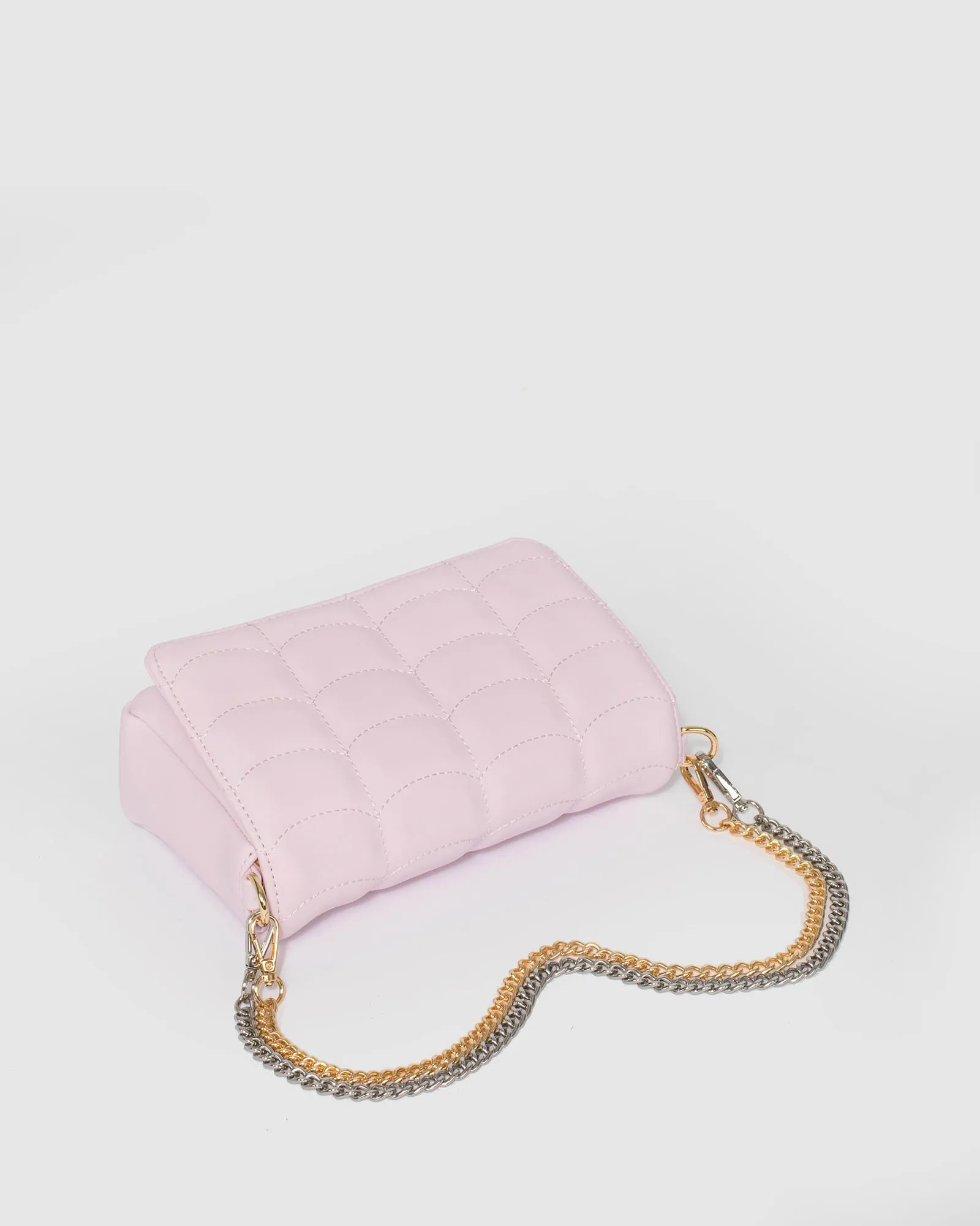 Pink Vivica Quilt Crossbody Bag