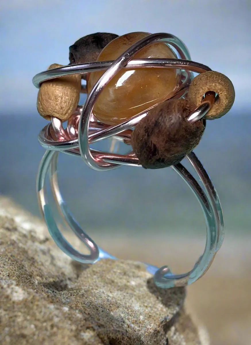 Rolling Woods Wire-Wrapped Ring