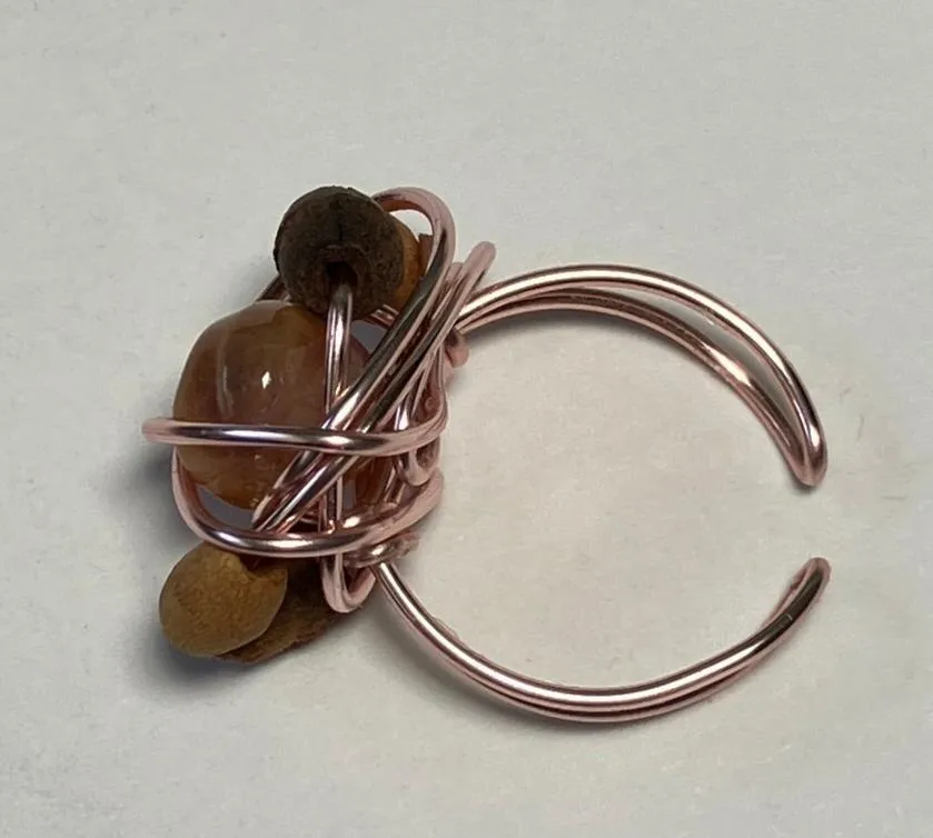 Rolling Woods Wire-Wrapped Ring