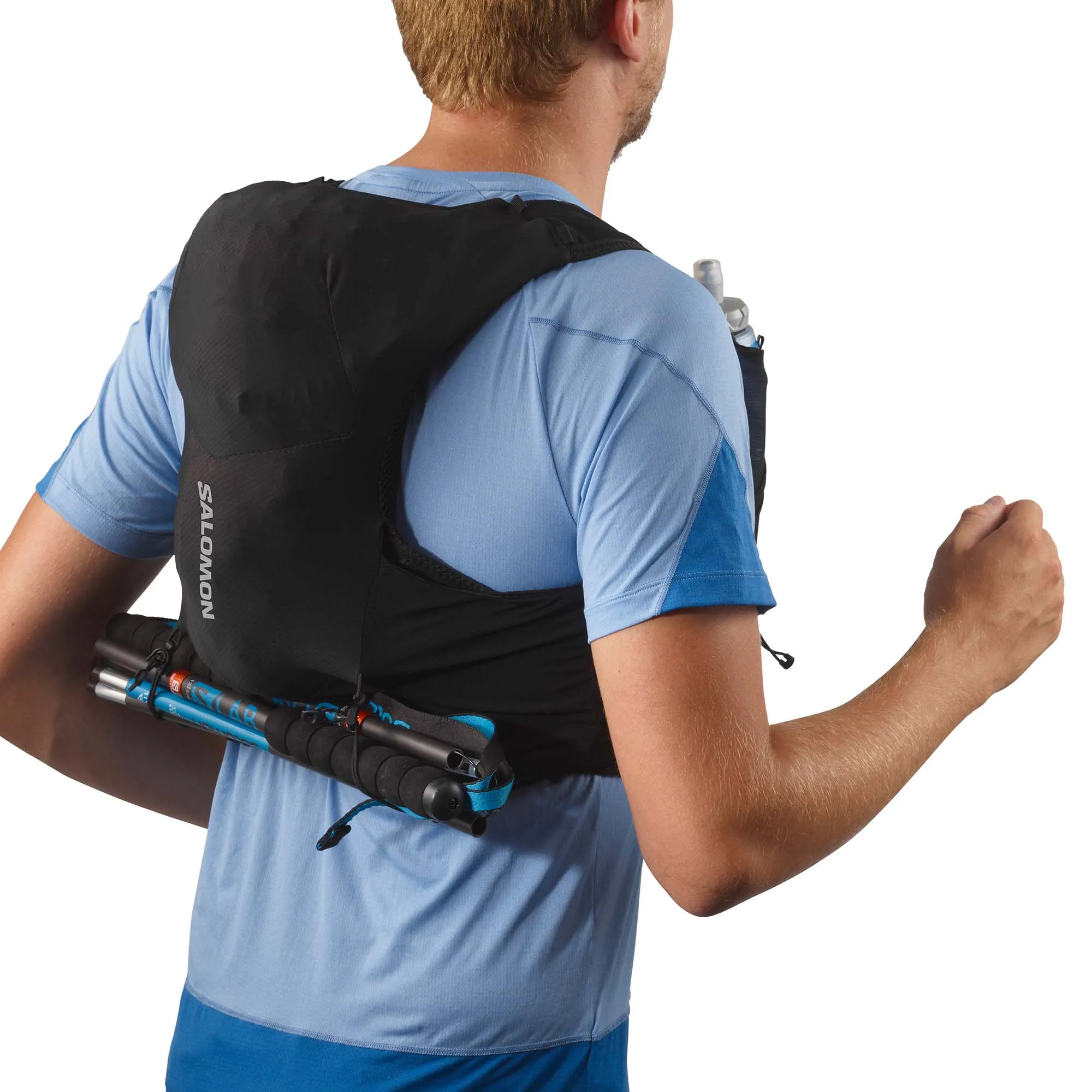 Salomon | Unisex ADV Skin 5 Running Vest with flasks included - Black/Ebony