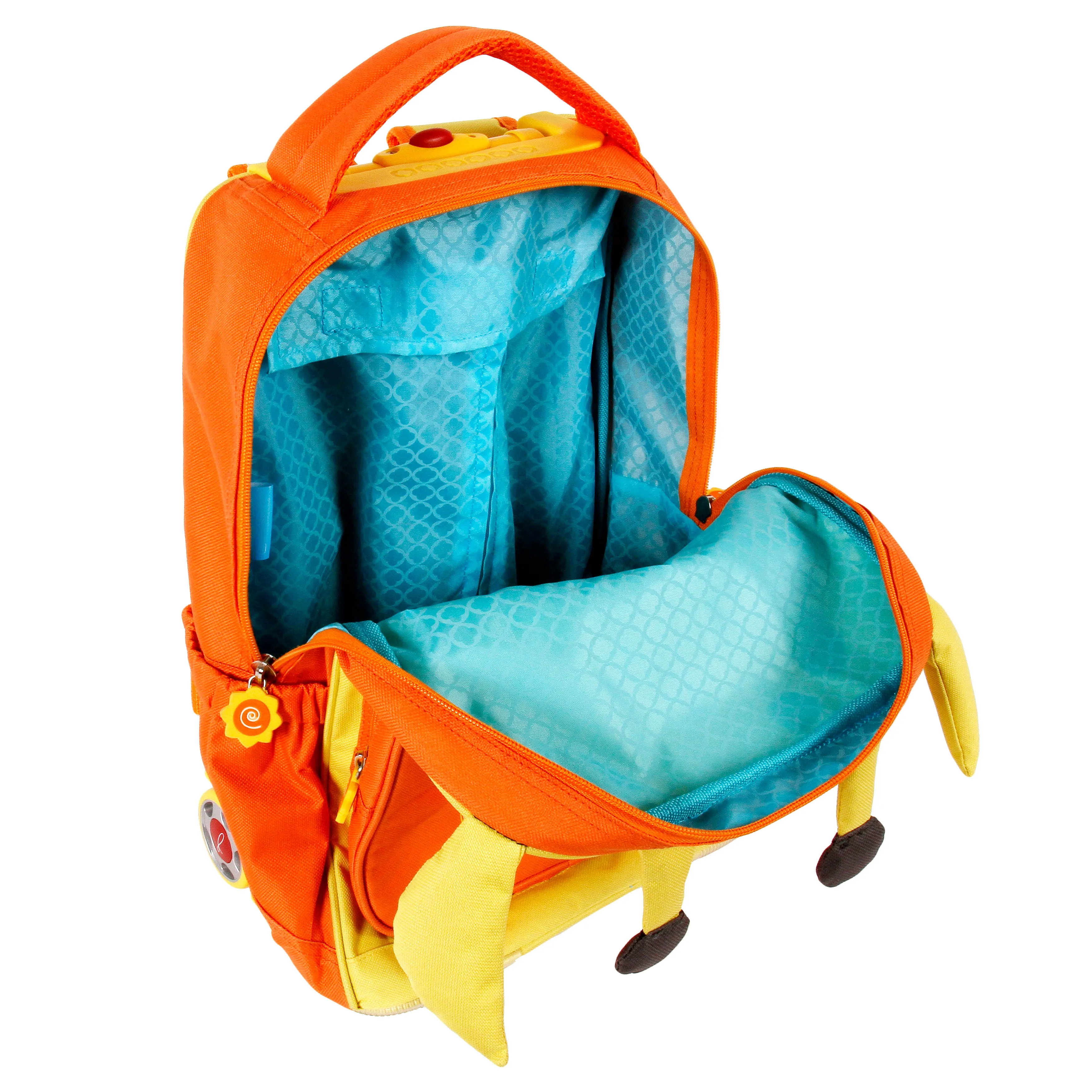 SIDE-KICK ROLLING BACKPACK AND LUNCH BAG SET GIRAFFE