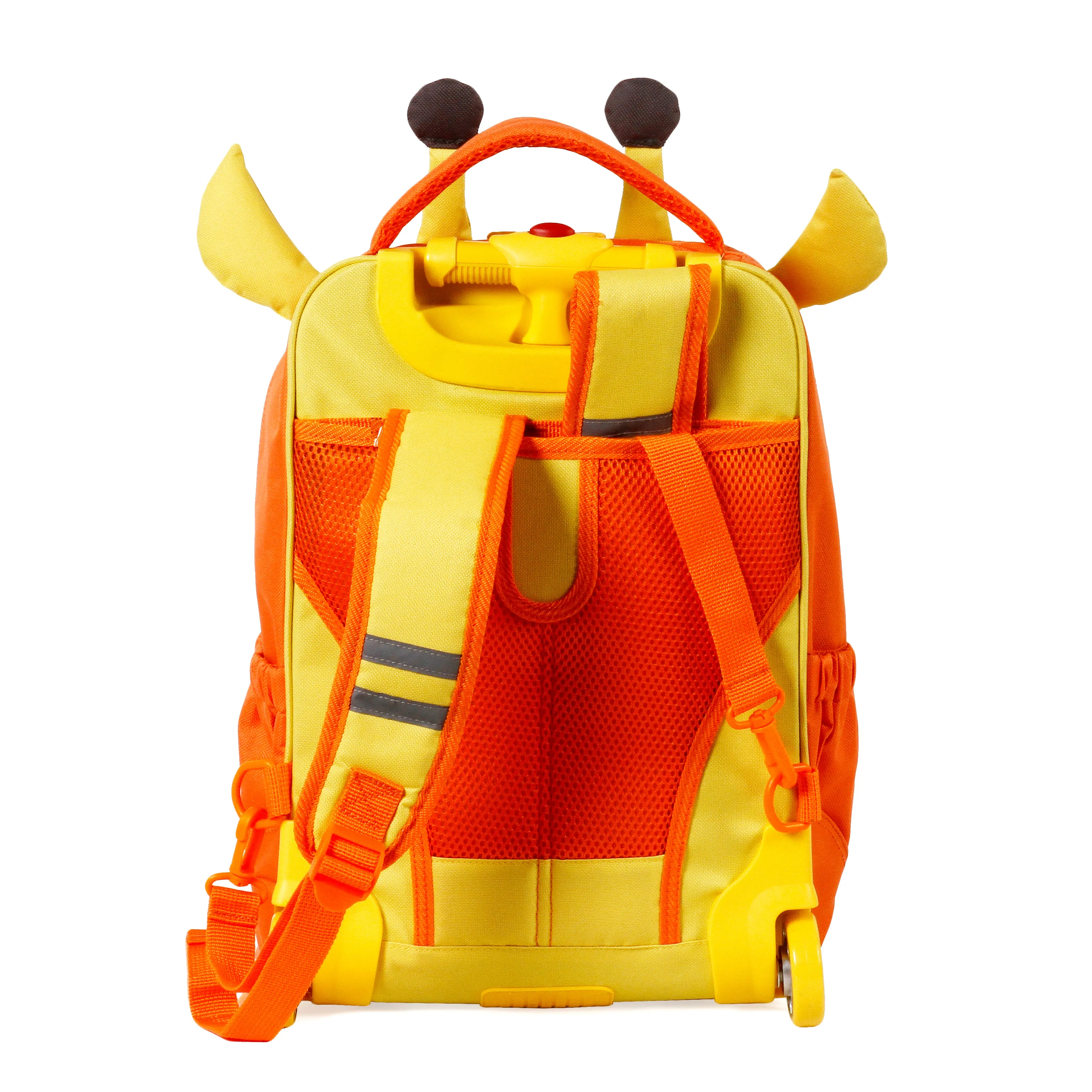 SIDE-KICK ROLLING BACKPACK AND LUNCH BAG SET GIRAFFE