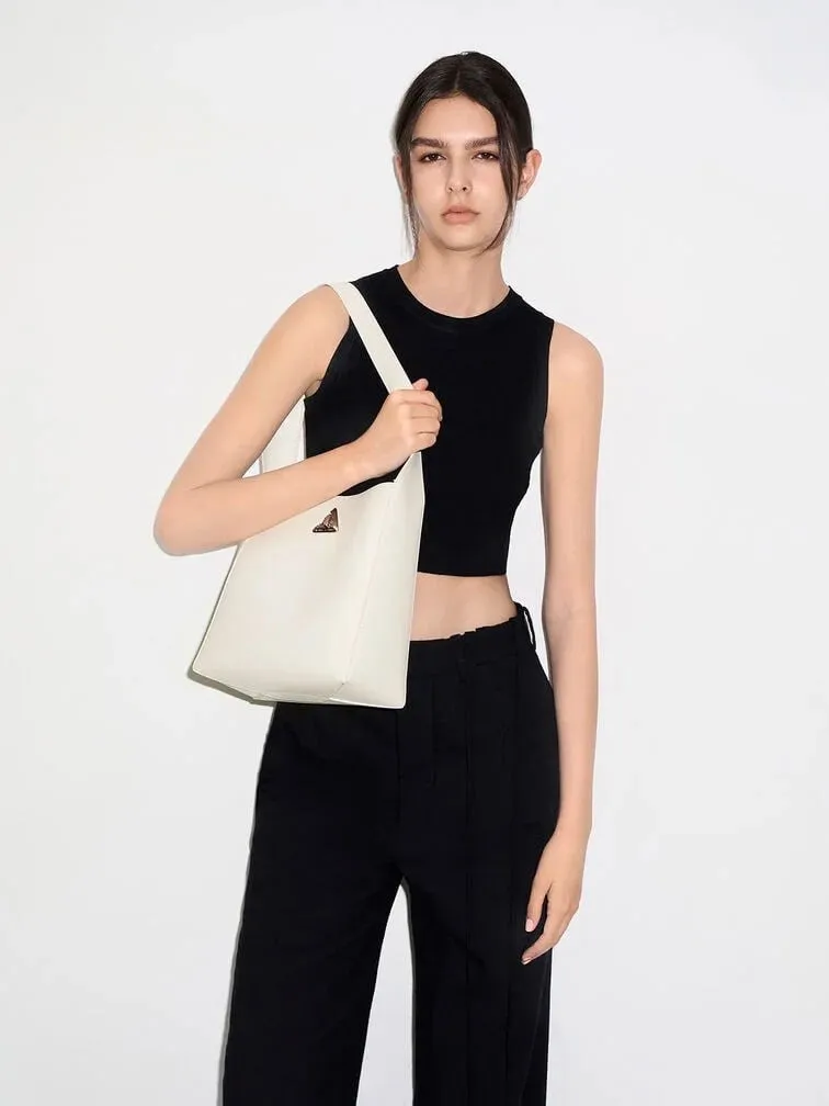 Trice Metallic Accent Large Hobo Bag