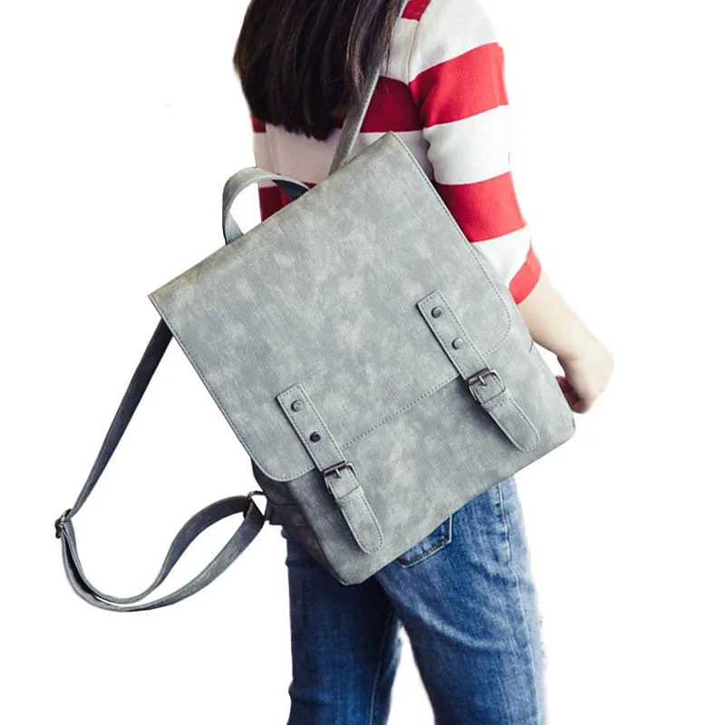 Vintage PU Leather Backpacks